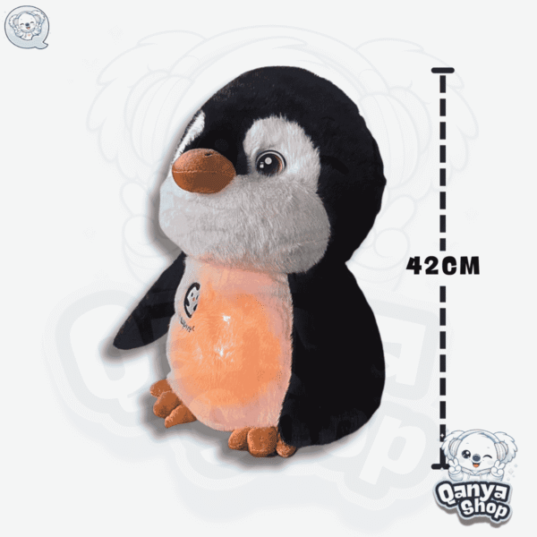 Peluche Pingüino 42 cm Bordado en el Pecho con Efecto Respiración con Luz y Sonido (4) Peluche Pingüino 42 cm Bordado en el Pecho con Efecto Respiración con Luz y Sonido