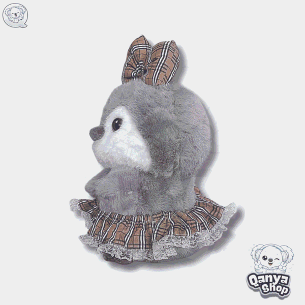 Peluche Pingüino con Tutú y Moño 38 cm, con Efecto Respiración con Luz y Sonido