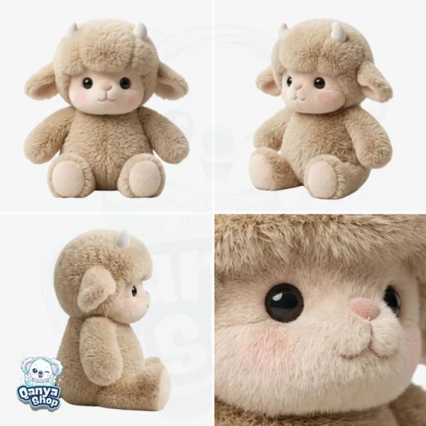 Corderito Cozy Run – Ovejita Corredora Kawaii Suave 40 cm | Qanya Shop