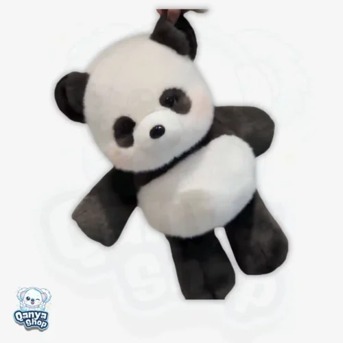Panda Cozy Run – Oso Panda Corredor Kawaii Suave 45 cm Qanya Shop Panda Cozy Run – Oso Panda Corredor Kawaii Suave 40 cm | Qanya Shop