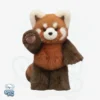 Panda Rojo Run Run Corredora – Peluche Kawaii Interactivo Suave 55 cm | Qanya Shop