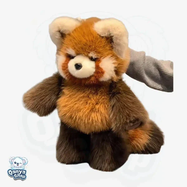 Panda Rojo Run Run Corredora – Peluche Kawaii Interactivo Suave 55 cm | Qanya Shop