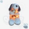 Peluche Snoopy con Oso 35cm Efecto Respiración con Luz y Sonido 4 funcionalidades