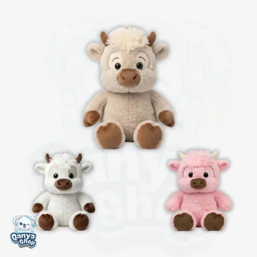 Vaquita Cozy Run – Vaca Corredora Kawaii Suave 40 cm | Qanya Shop