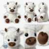 Vaquita Cozy Run – Vaca Corredora Kawaii Suave 40 cm | Qanya Shop