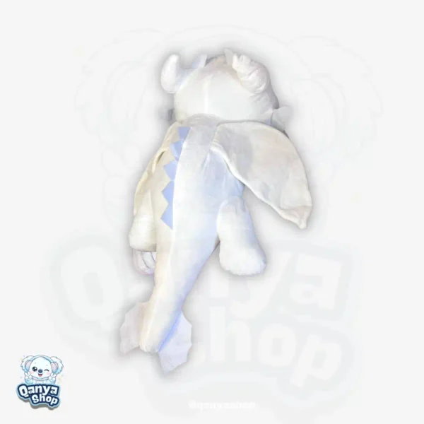 Furia Luminosa Dream Hug – Peluche Dragón Blanco Gigante 80 cm | Qanya Shop