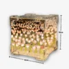 Lámpara Infinity Bloom Cube con Espejo Infinito y Tulipanes LED DIY 10 cm Qanya Shop (2) Lámpara Infinity Bloom Cube con Espejo Infinito y Tulipanes LED DIY 10 cm | Qanya Shop