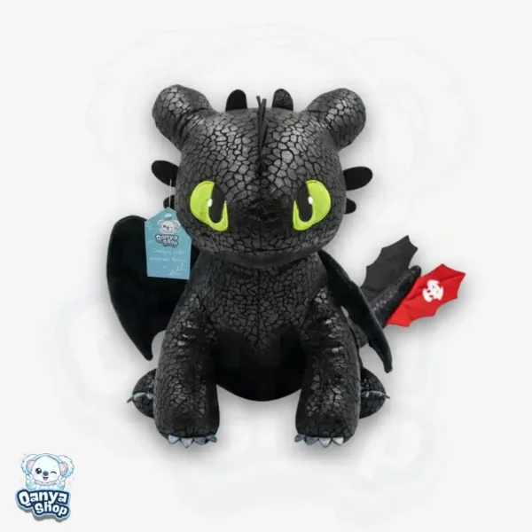 Chimuelo Dragon Skin Deluxe – Peluche Furia Nocturna con Escamas 100 cm | Qanya Shop