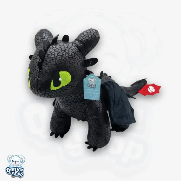 Chimuelo Dragon Skin Deluxe – Peluche Furia Nocturna con Escamas 100 cm | Qanya Shop