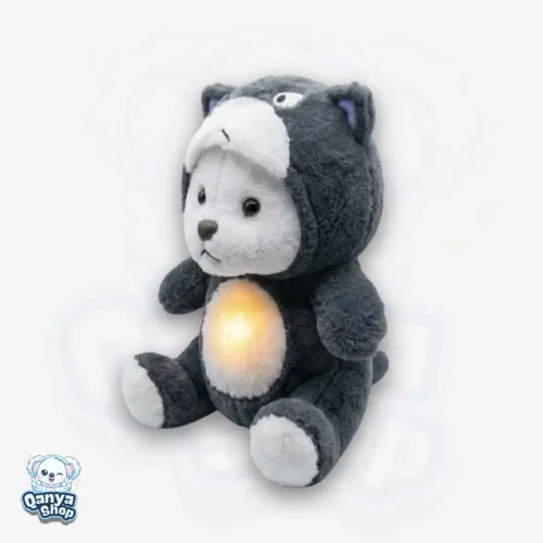 Peluche Oso Polar Lucifer Cozy Cat 40 cm Efecto Respiración con Luz y Sonido | Qanya Shop