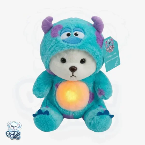 Peluche Oso Polar Sullivan Cozy Monster con Respiración, Luz y Sonido | Qanya Shop