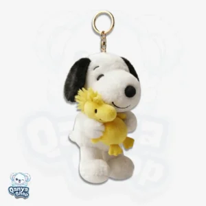 Llavero Snoopy con Woodstock – Peluche Kawaii Suave y Coleccionable | Qanya Shop
