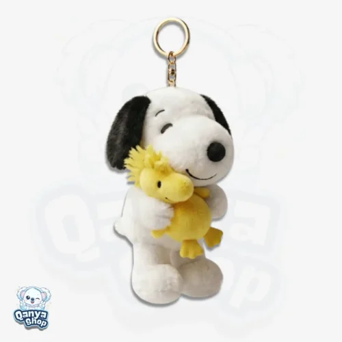 Llavero Snoopy con Woodstock – Peluche Kawaii Suave y Coleccionable | Qanya Shop