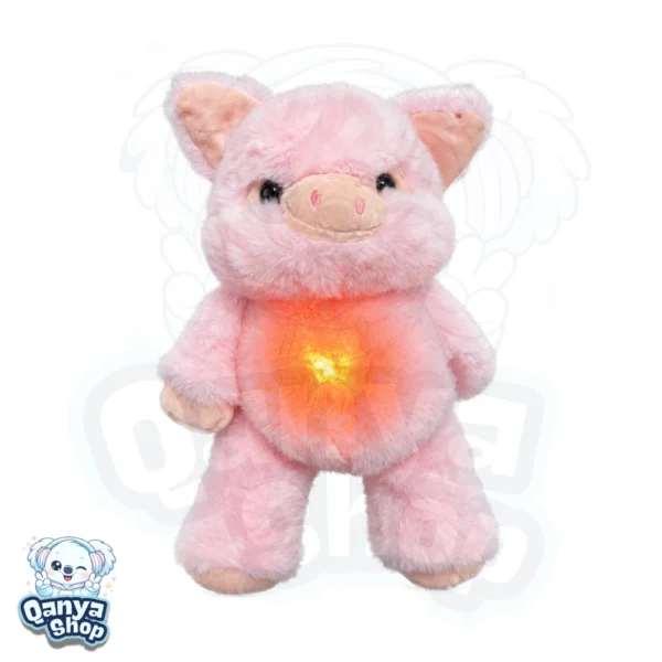 Peluche Cerdito Cozy Run 40 cm – Efecto de Respiración | Qanya Shop