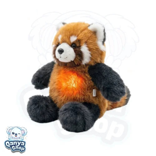 Peluche Panda Rojo Cozy Run 45 cm – Efecto de Respiración Qanya Shop Peluche Panda Rojo Cozy Run 45 cm – Efecto de Respiración | Qanya Shop